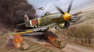 Hawker Typhoon airplane