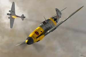 Messerschmitt Bf 109F “Friedrich” airplane