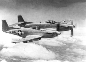 North American P-82B Twin Mustang airplane