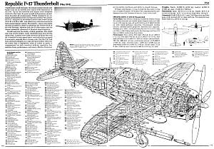 Republic P-47 Thunderbolt Cutaway Drawing