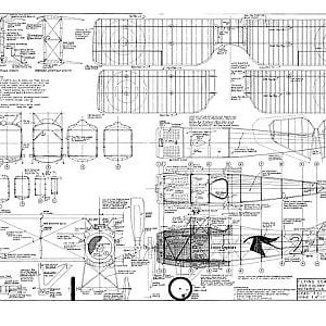 airplane SPAD S.VII scale model plans