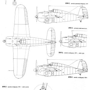 airplane Grumman F4F Wildcat scale model plans