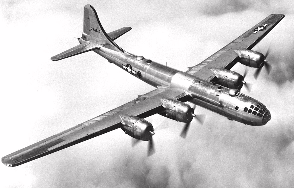 airplane Boeing B-29 Superfortress