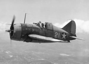 airplane Brewster F2A Buffalo