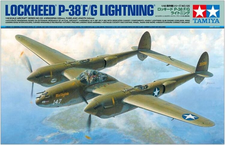 Tamiya 1/48 Lockheed P-38F/G Lightning